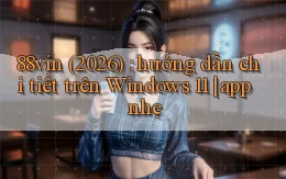 88vin (2026) hướng dẫn chi tiết trên Windows 11 app nhẹ