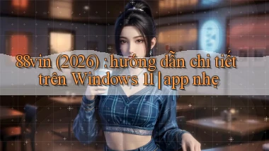 88vin (2026) hướng dẫn chi tiết trên Windows 11 app nhẹ