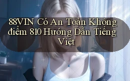 88vin có an toàn không điểm 810 hướng dẫn tiếng Việt