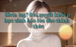 88vin lag 8 bí quyết khắc phục cảnh báo lừa đảo chính thức