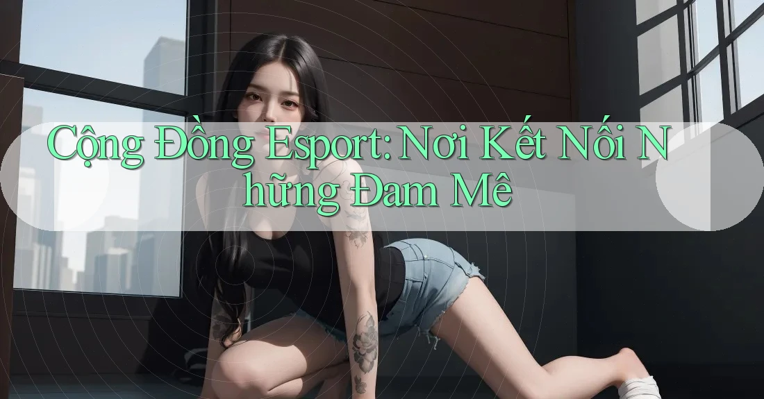 Cộng Đồng Esport: Nơi Kết Nối Những Đam Mê Cộng Đồng Esport: Nơi Kết Nối Những Đam Mê
