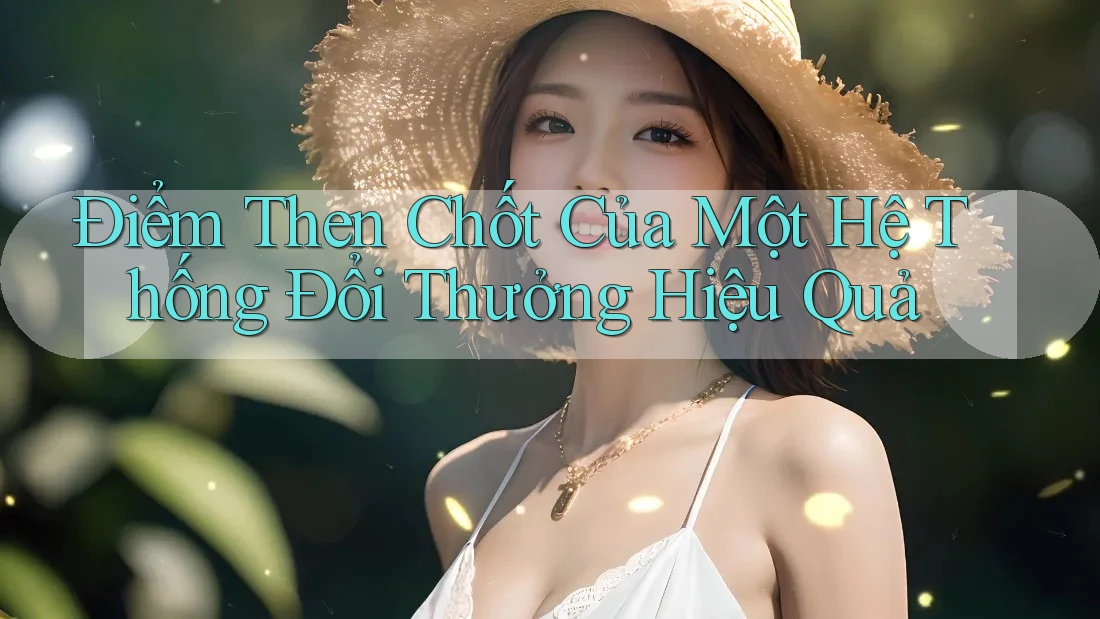 Điểm Then Chốt Của Một Hệ Thống Đổi Thưởng Hiệu Quả Điểm Then Chốt Của Một Hệ Thống Đổi Thưởng Hiệu Quả