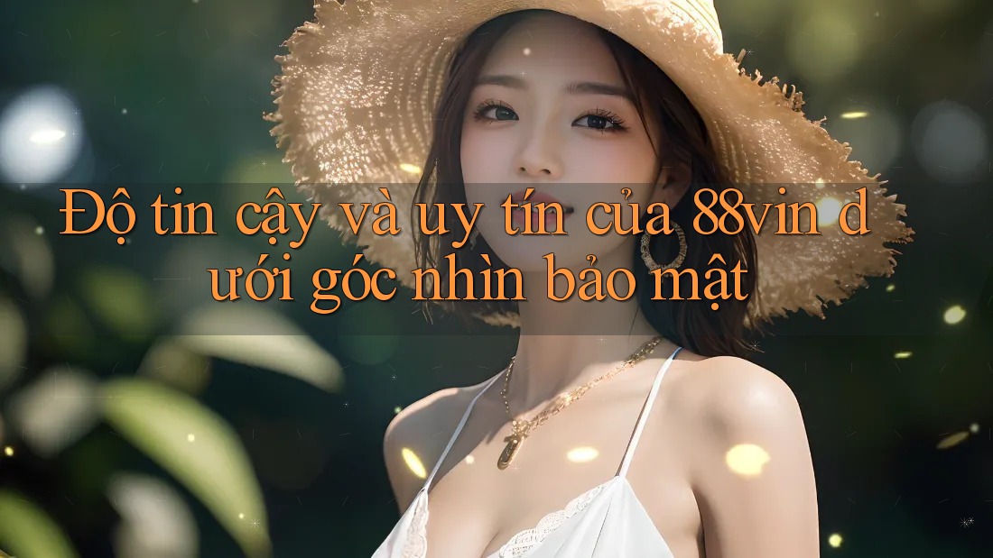 Độ tin cậy và uy tín của 88vin dưới góc nhìn bảo mật