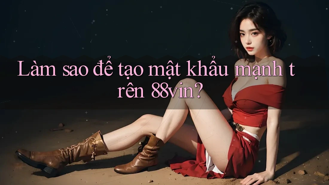 Làm sao để tạo mật khẩu mạnh trên 88vin?