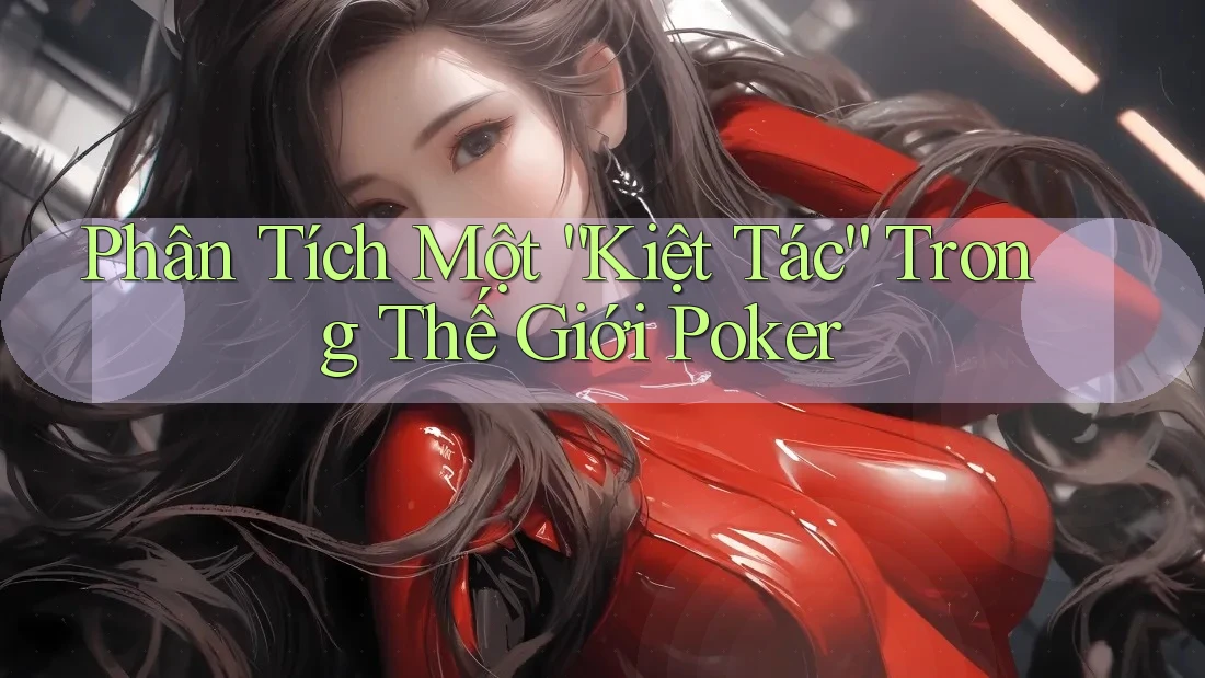 Phân Tích Một “Kiệt Tác” Trong Thế Giới Poker Phân Tích Một “Kiệt Tác” Trong Thế Giới Poker