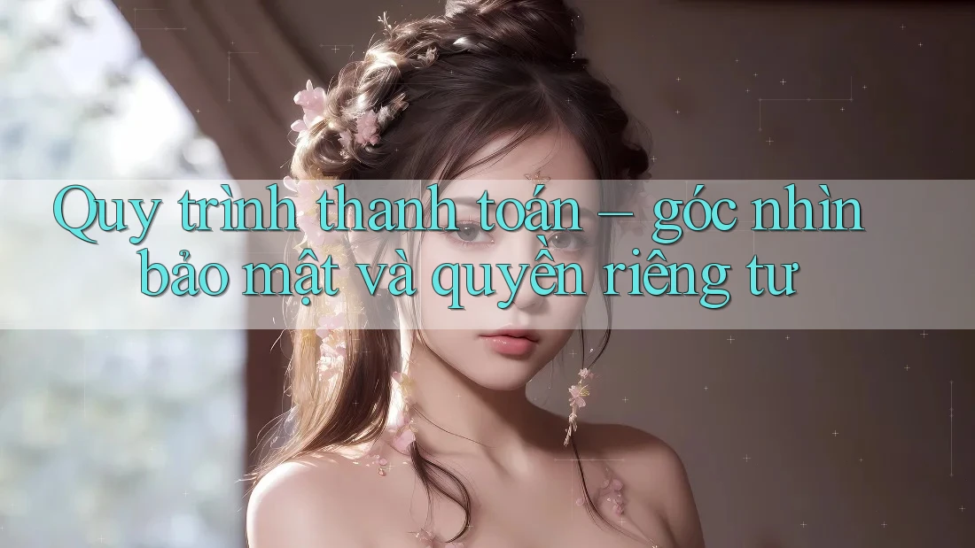 Quy trình thanh toán – góc nhìn bảo mật và quyền riêng tư