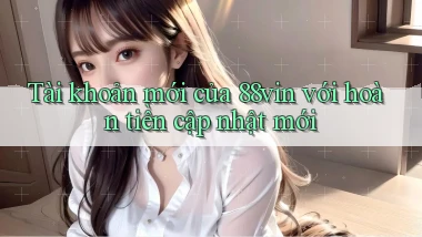 Tài khoản mới của 88vin với hoàn tiền cập nhật mới