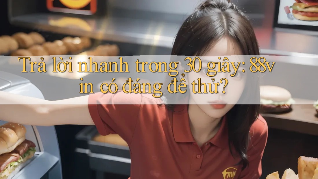 Trả lời nhanh trong 30 giây: 88vin có đáng để thử? Trả lời nhanh trong 30 giây: 88vin có đáng để thử?