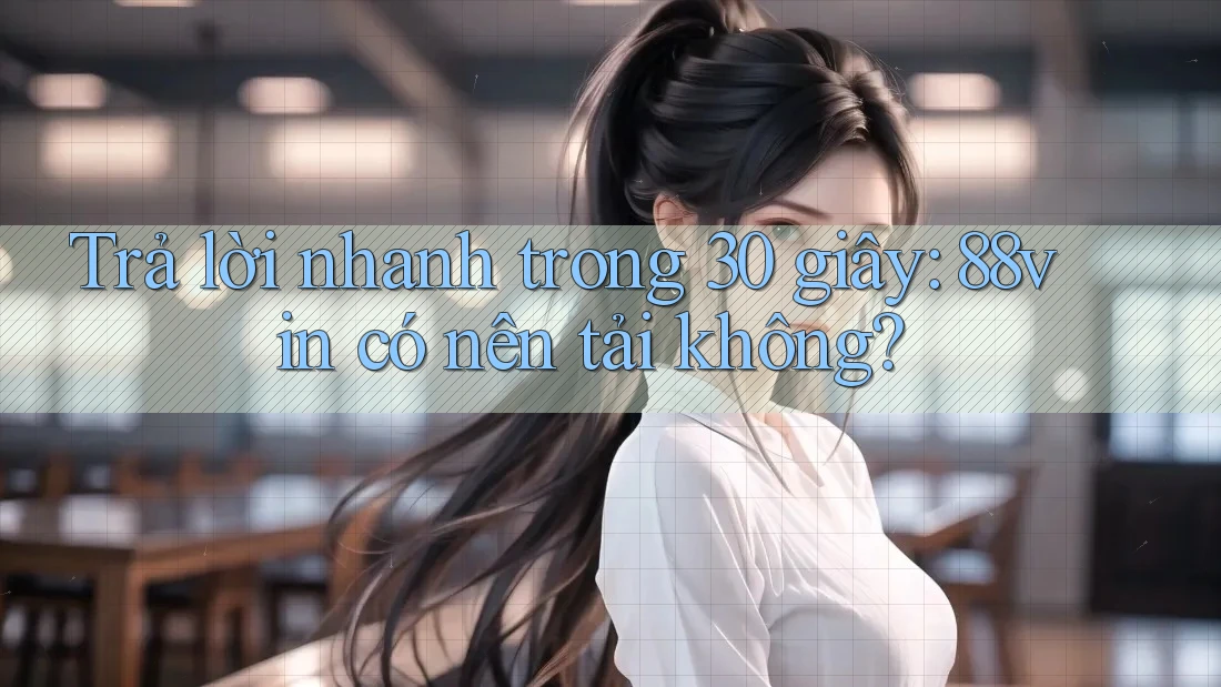 Trả lời nhanh trong 30 giây: 88vin có nên tải không? Trả lời nhanh trong 30 giây: 88vin có nên tải không?