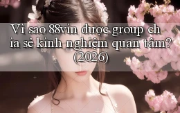 Vì sao 88vin được group chia sẻ kinh nghiệm quan tâm (2026)